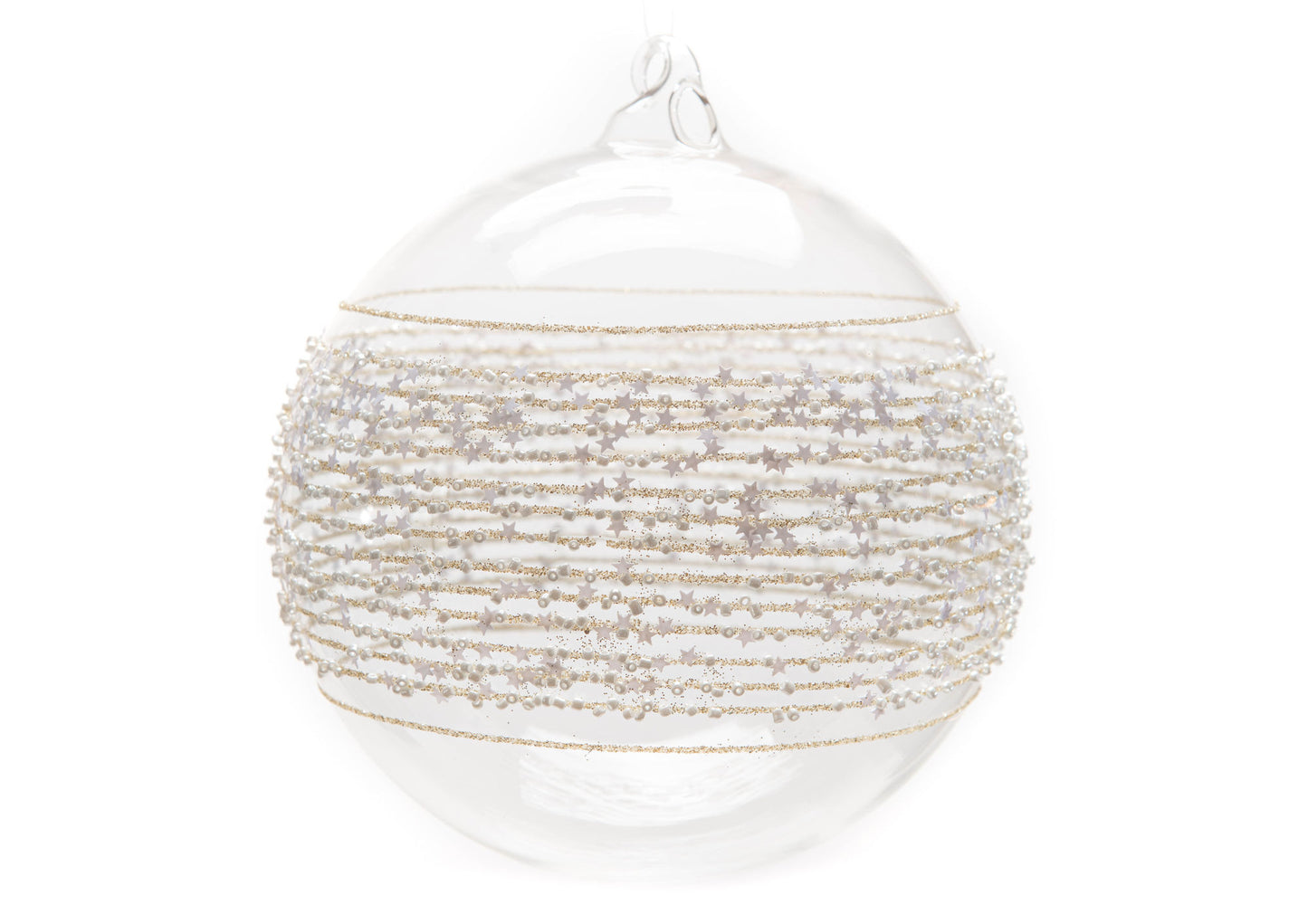 BOULE PERLE ETOILE D15 TR/OR
