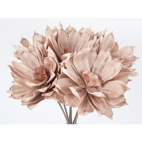 Fleur artificielle marron