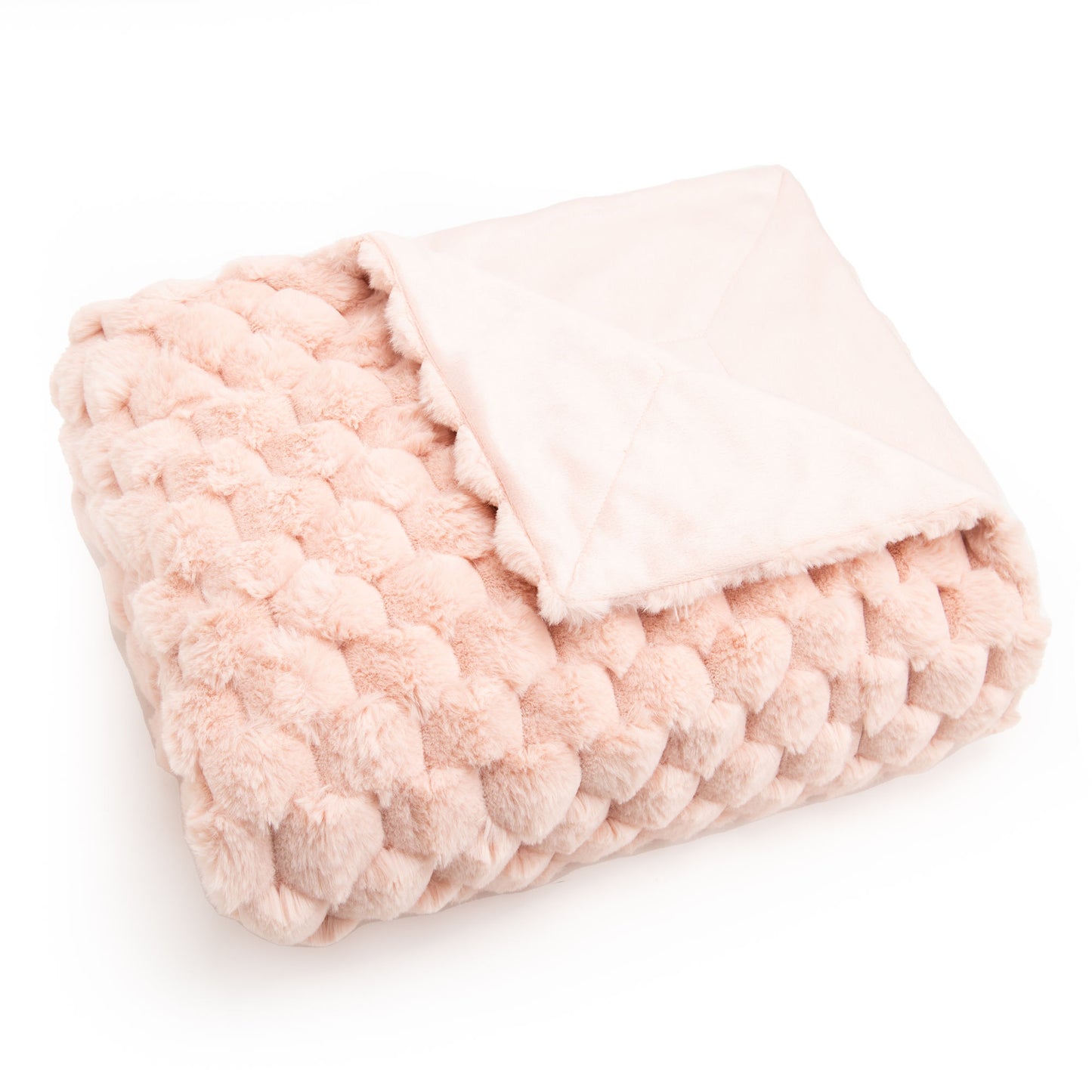 Plaid Diana Crème - nid d'abeilles -  130x170cm