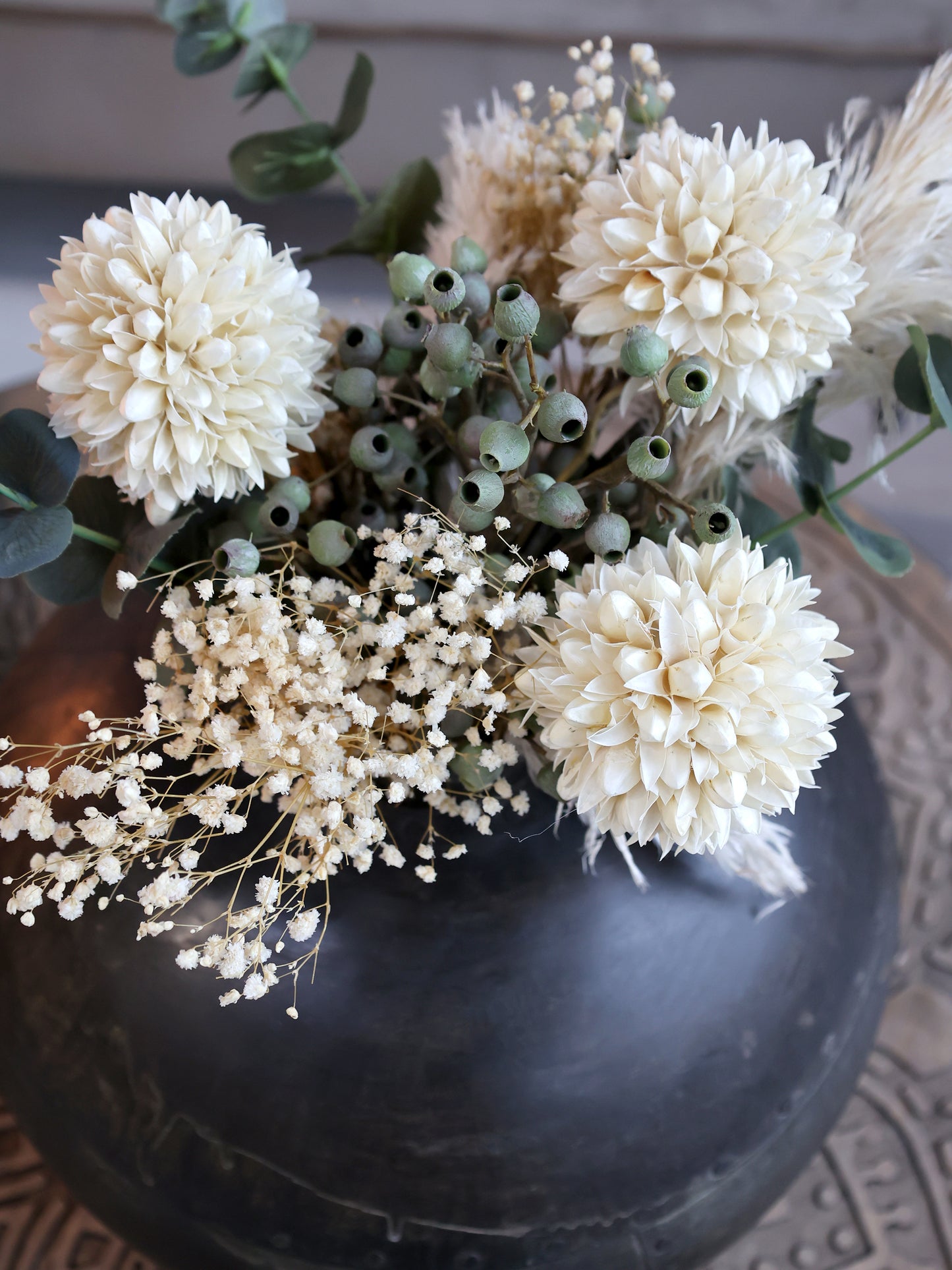 Fleur de gypsophile séchée