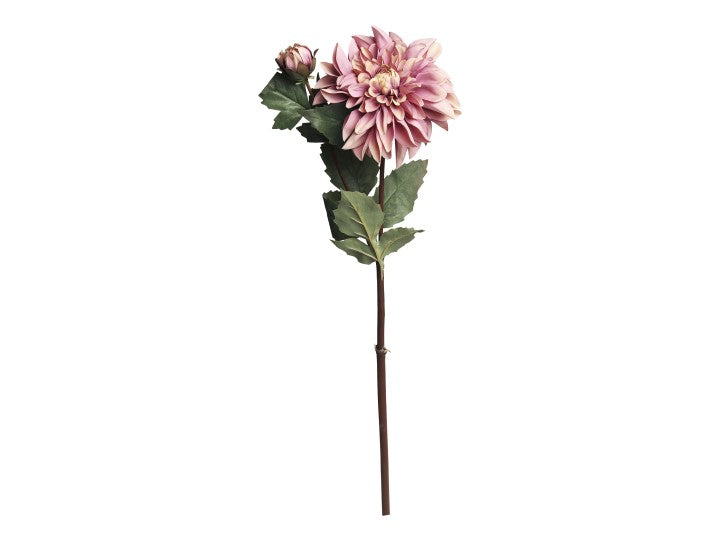 Fleur Dahlia H80 cm vieux rose