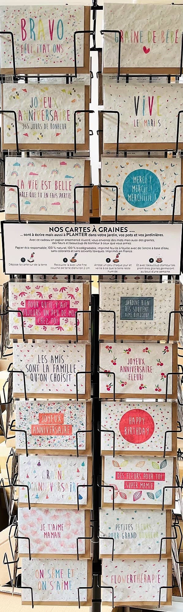 Gh13 — carte à planter papier ensemencé