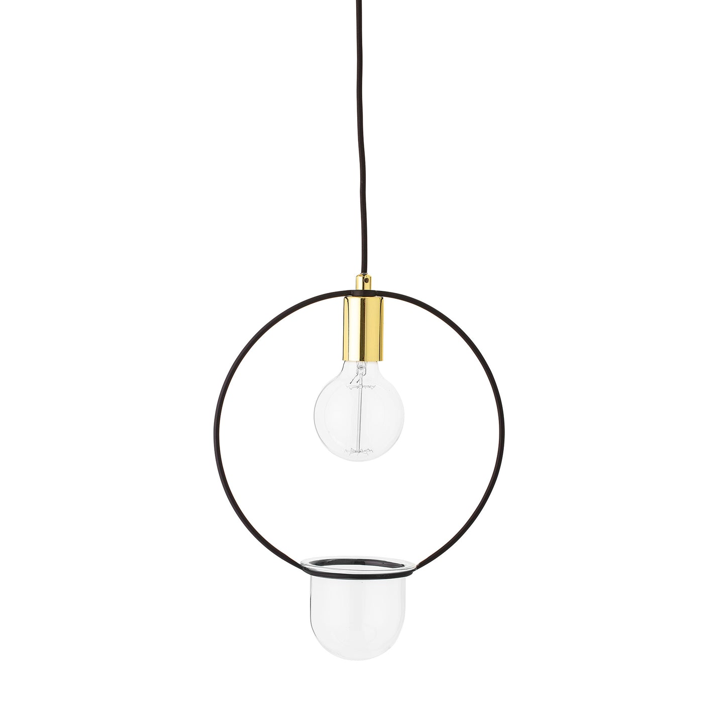 Caralina Lampe à suspension, Or, Métal