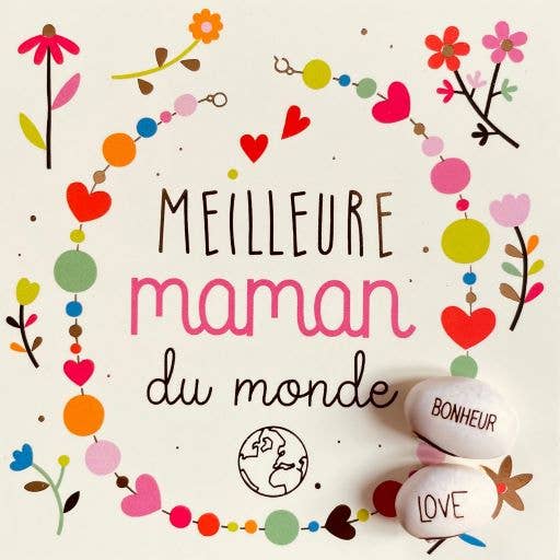 FG04- Carte et 2 graines gravées à planter