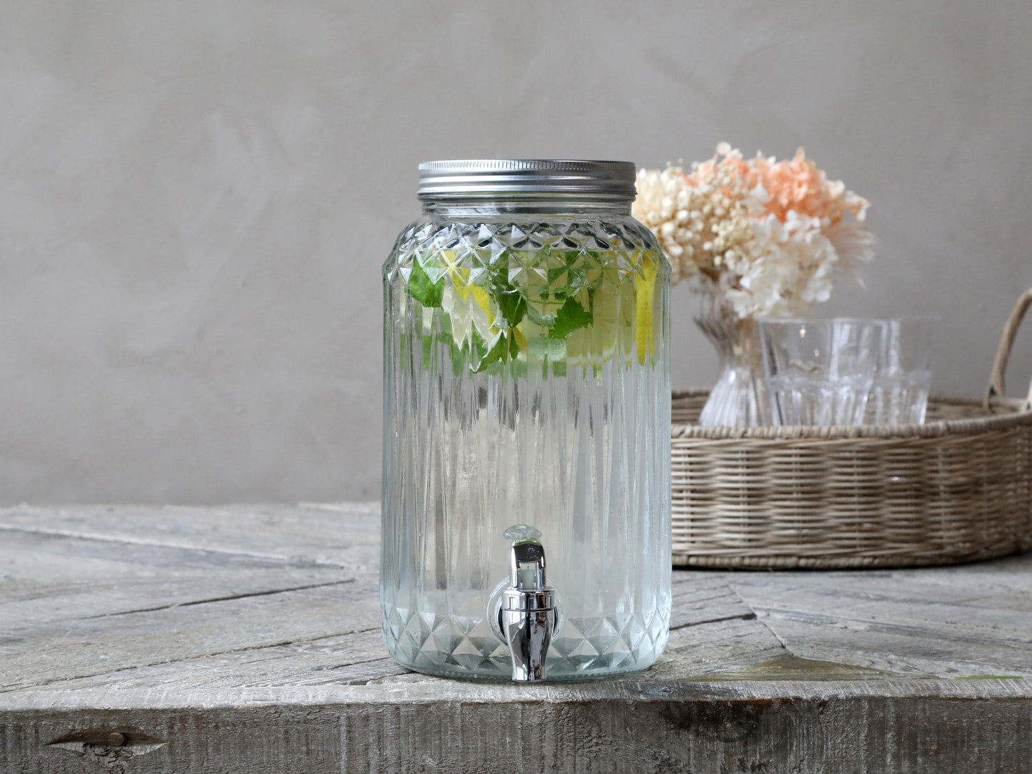 Distributeur en verre avec robinet 3,5 L