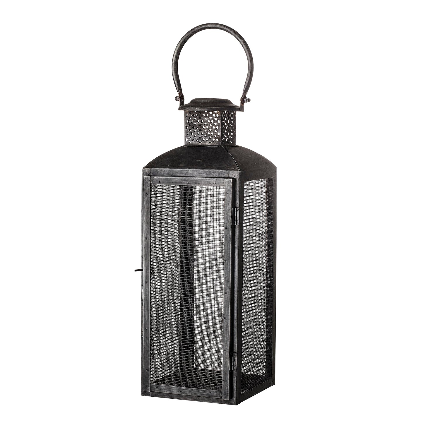 Lanterne métal noire