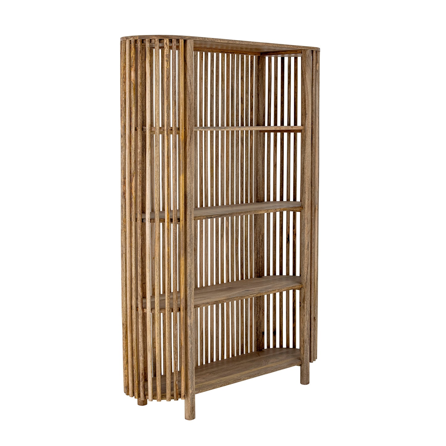 Bibliothèque Sali en bois de manguier massif