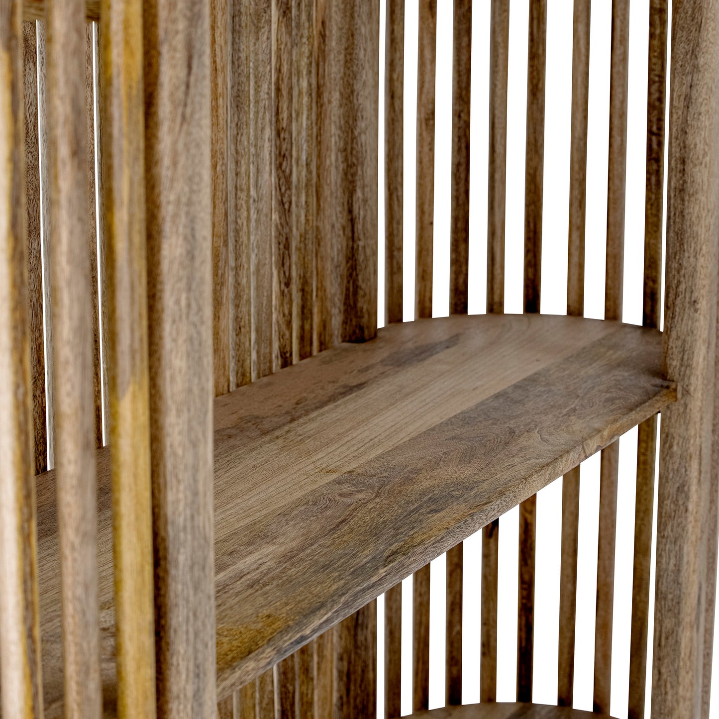 Bibliothèque Sali en bois de manguier massif