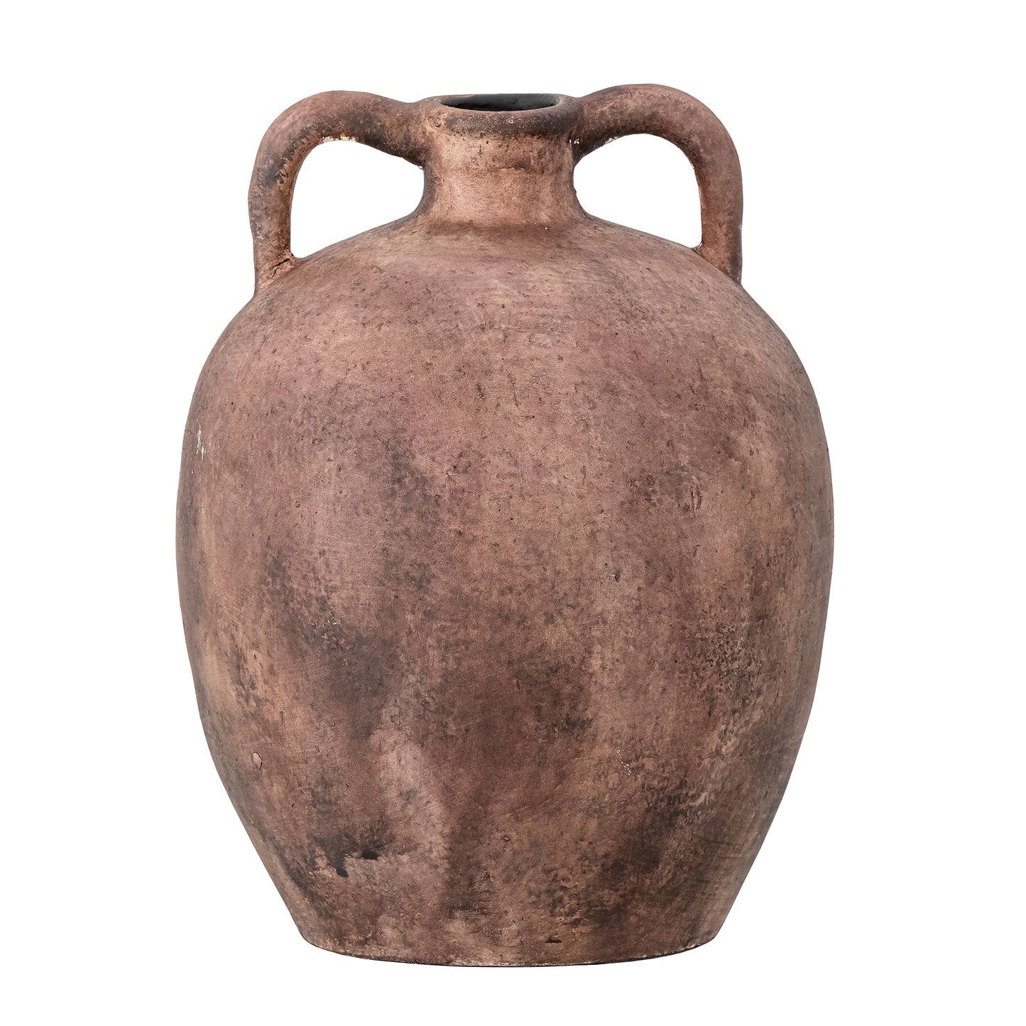Sajid Vase déco, Marron, Terre cuite