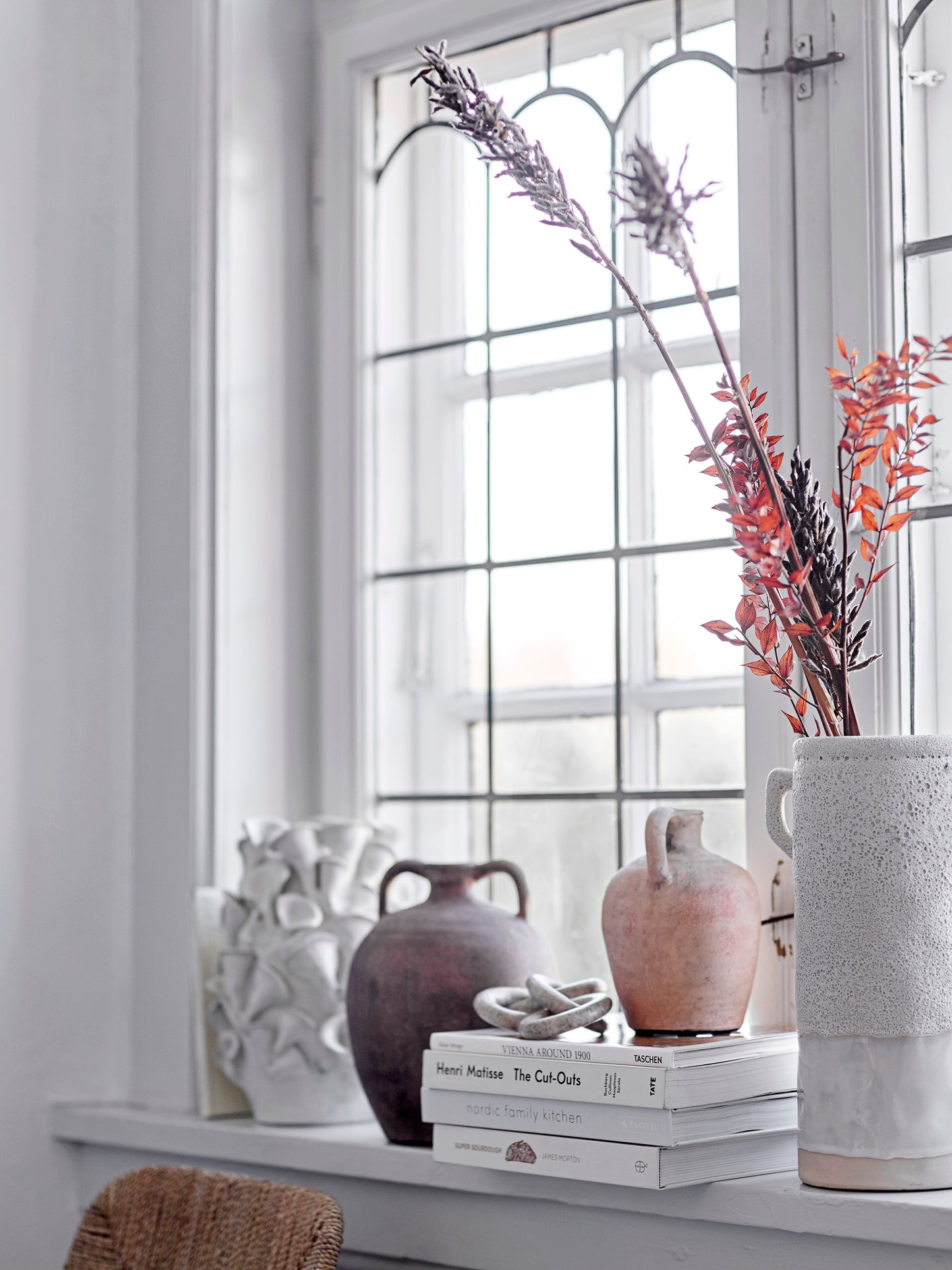 Sajid Vase déco, Marron, Terre cuite