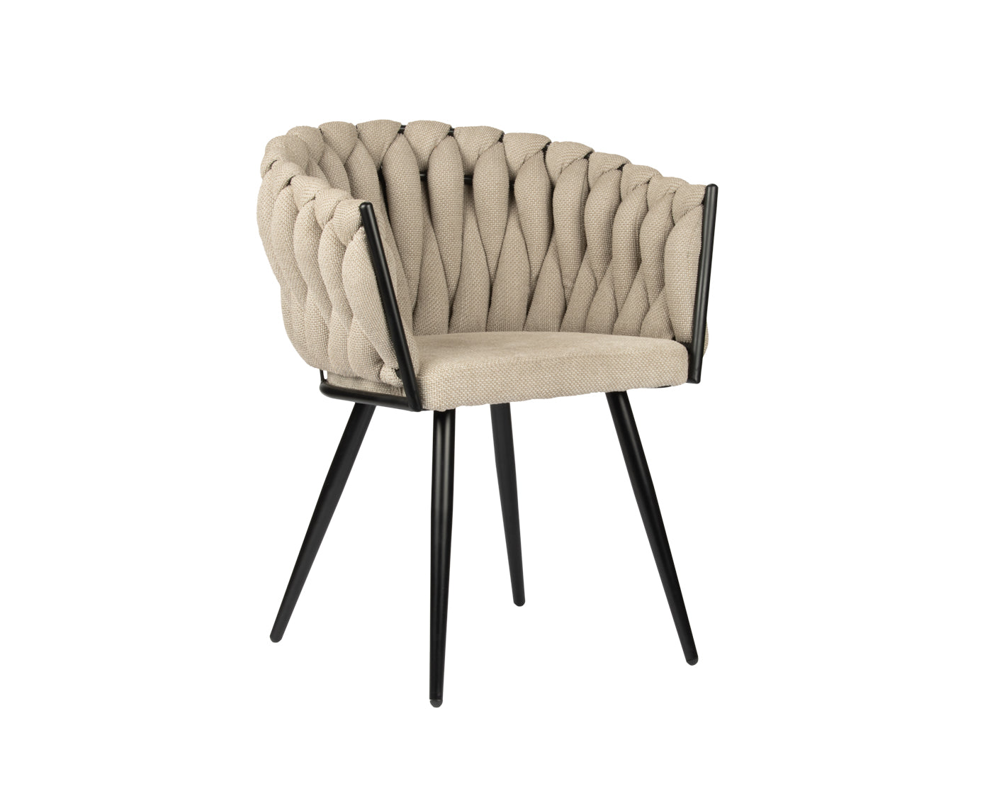 Chaise waves Sable