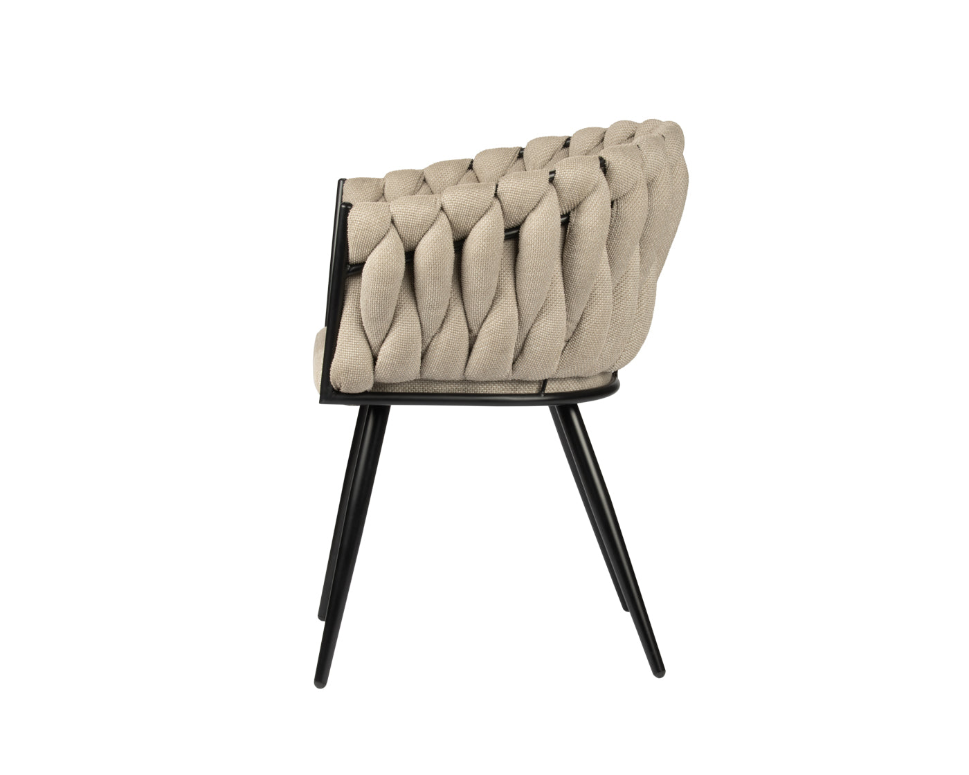 Chaise waves Sable