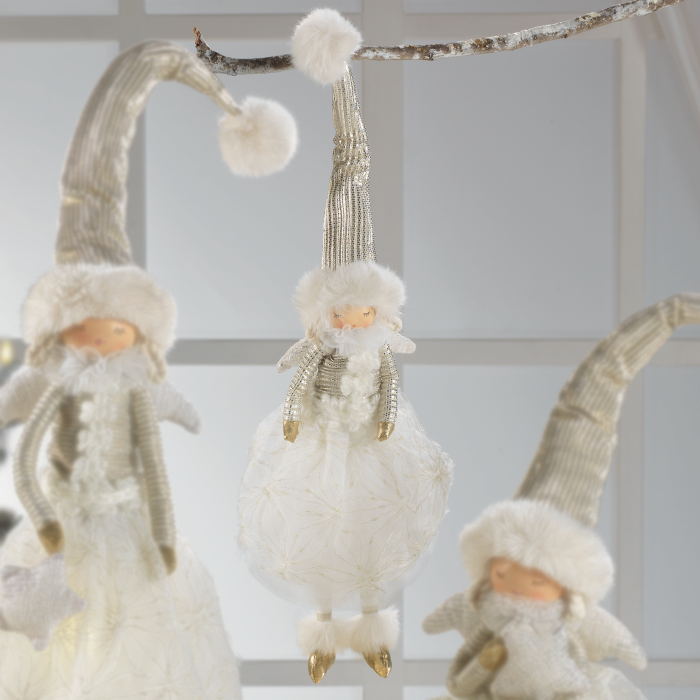 Ange à suspendre en tissu