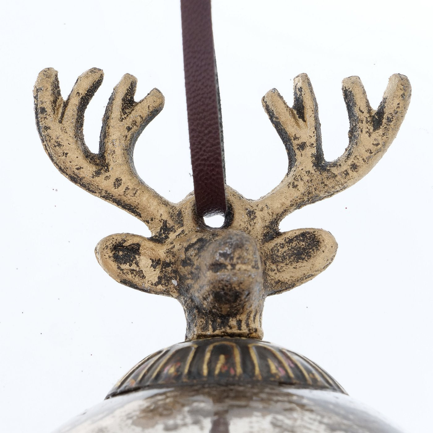 BOULE DE NOEL CERF LAITON