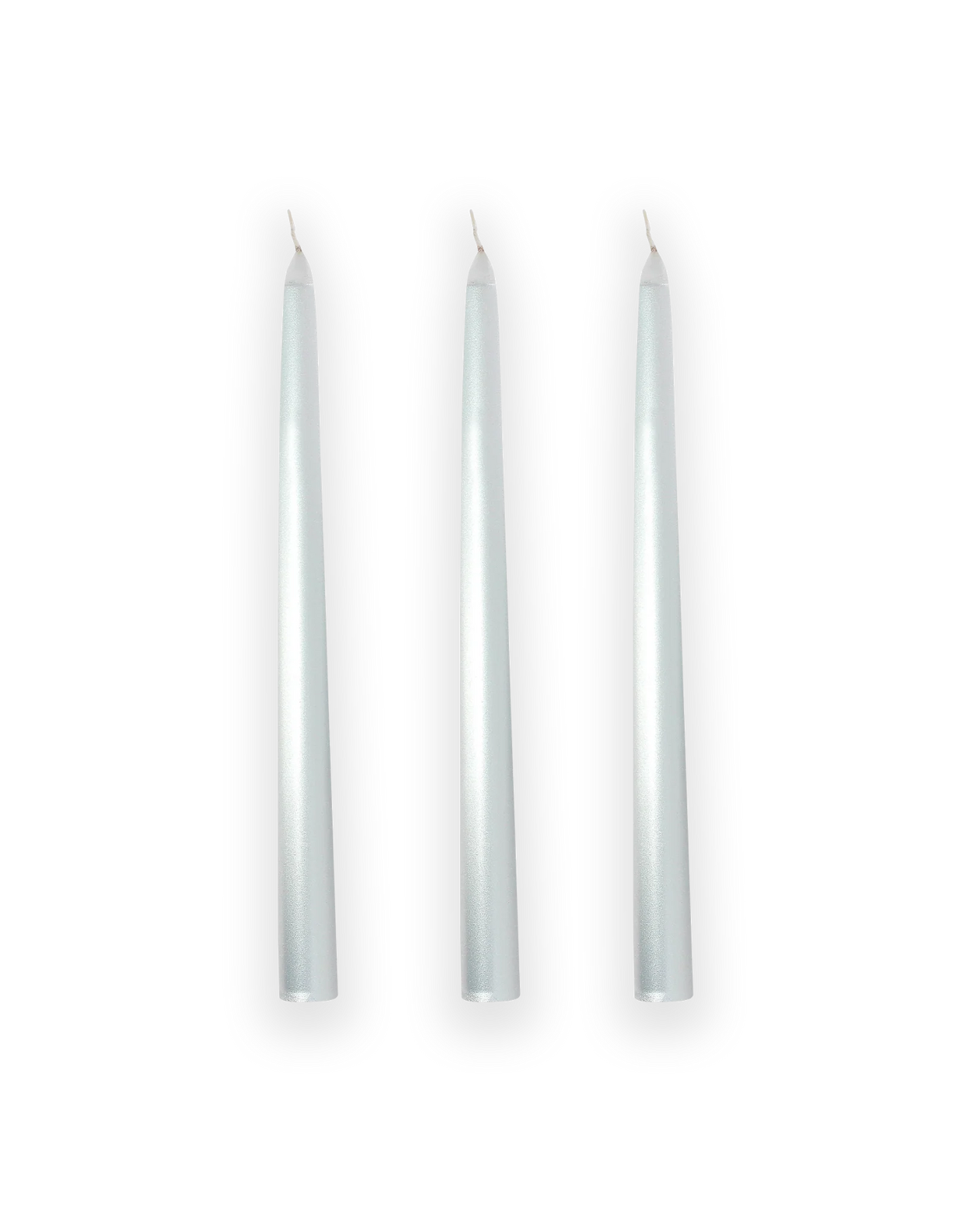 trio de Bougies flambeau argent