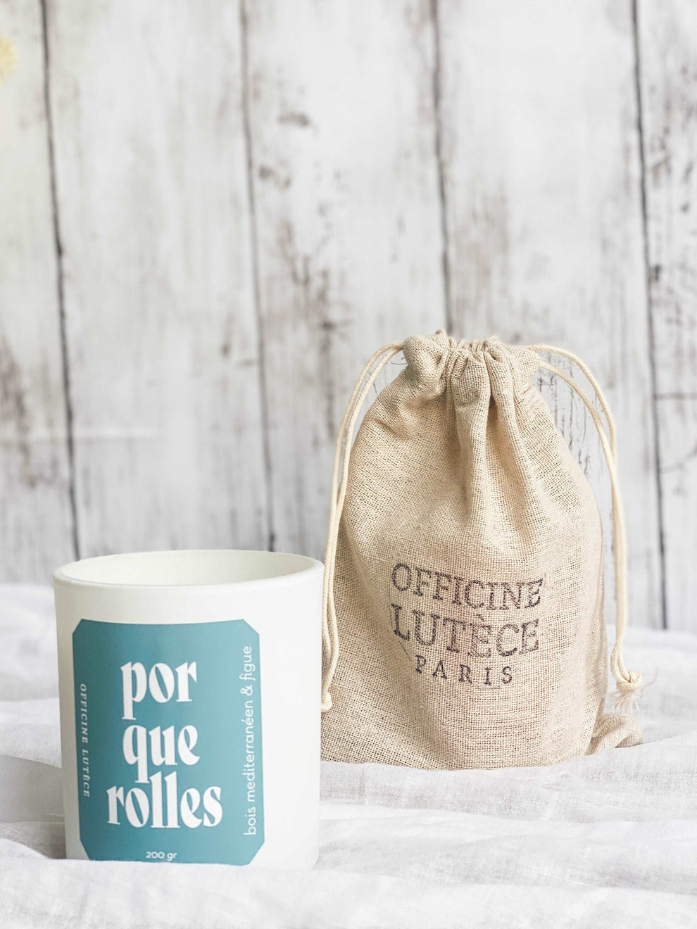 Bougie été Porquerolles - Bois Mediterranéen & Figue