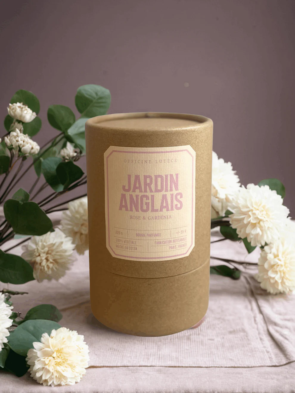 Bougie Parfumée Jardin Anglais - Rose & Gardénia