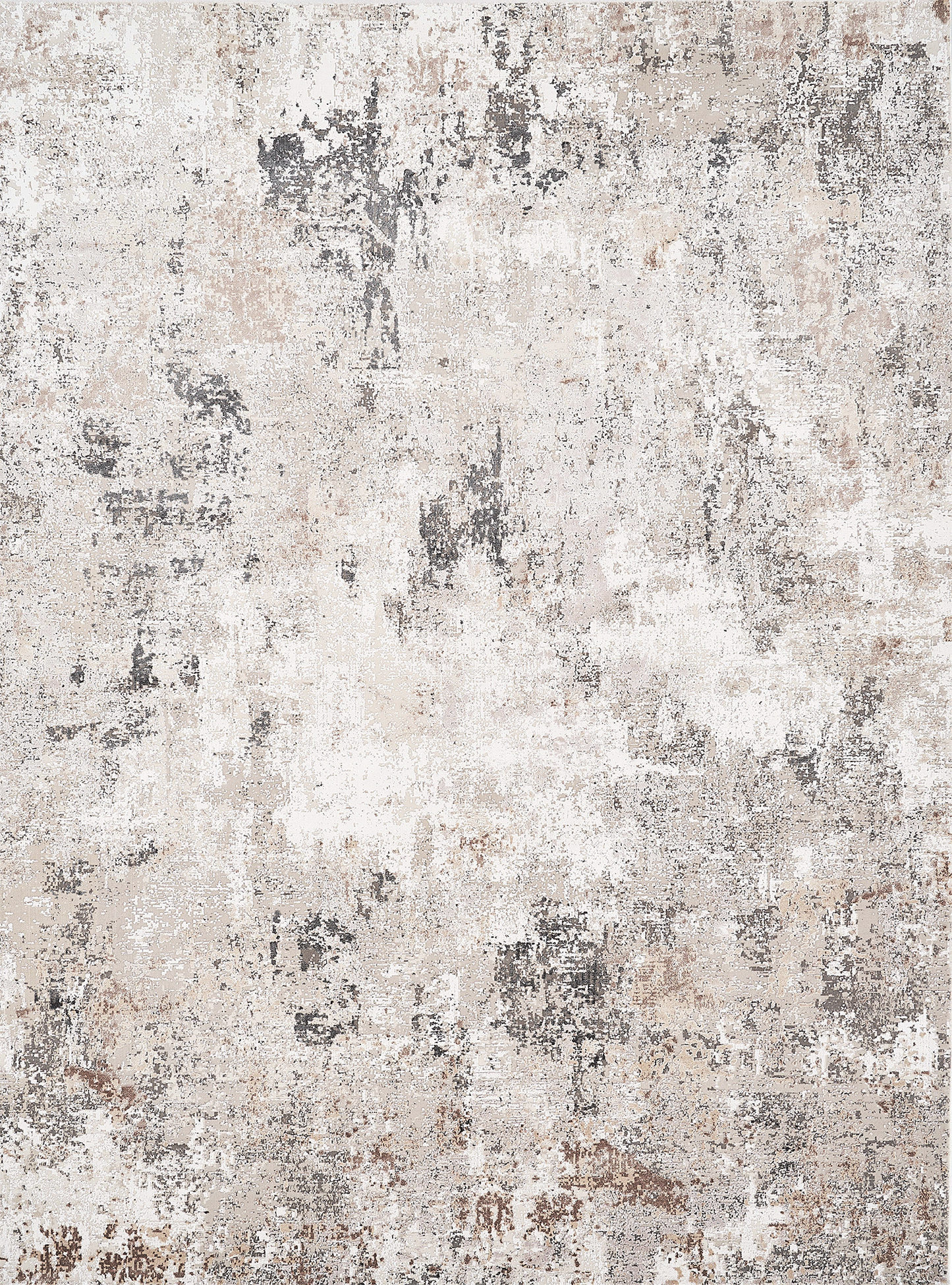 Tapis beige finition à la main - 160x230 cm