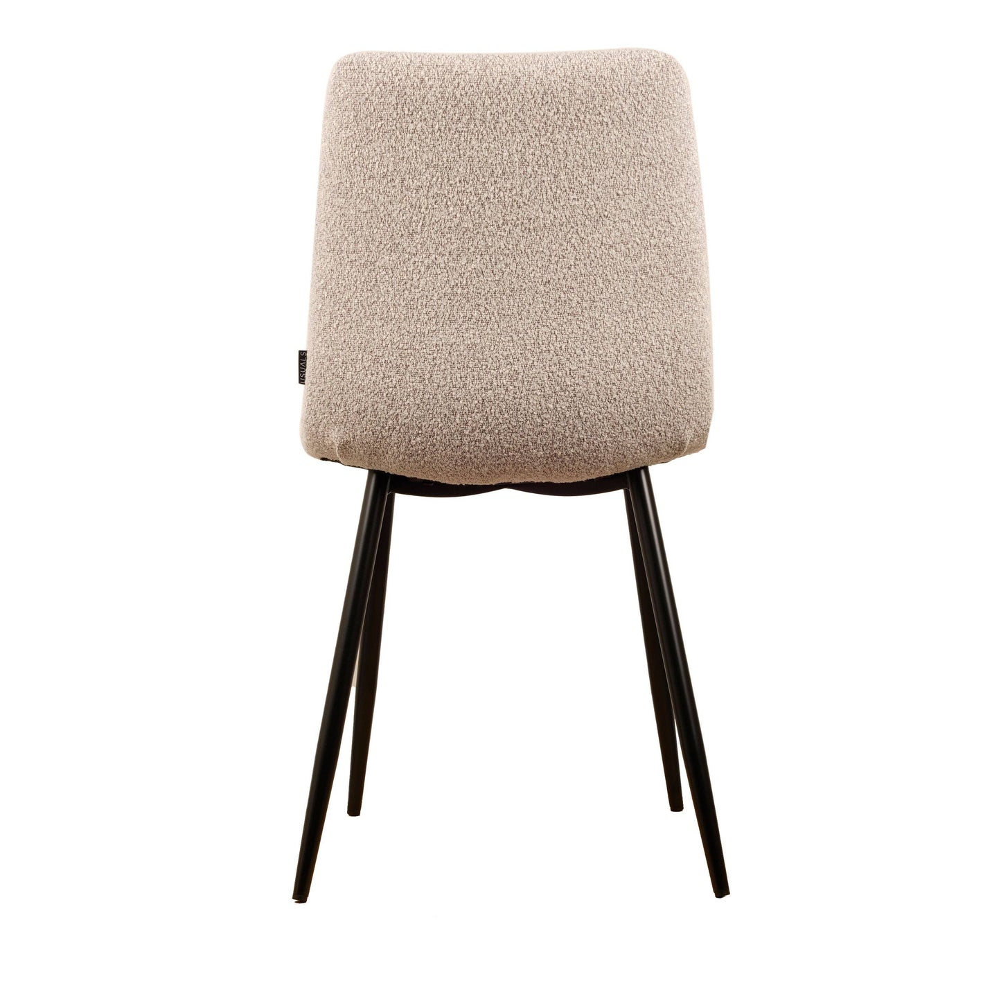 Chaise de salle à manger Elise - Ecru - Boucle