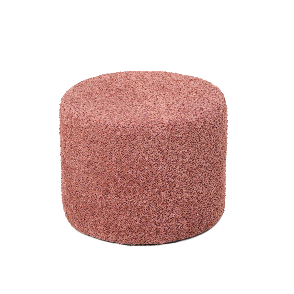 Poufs bouclettes beige