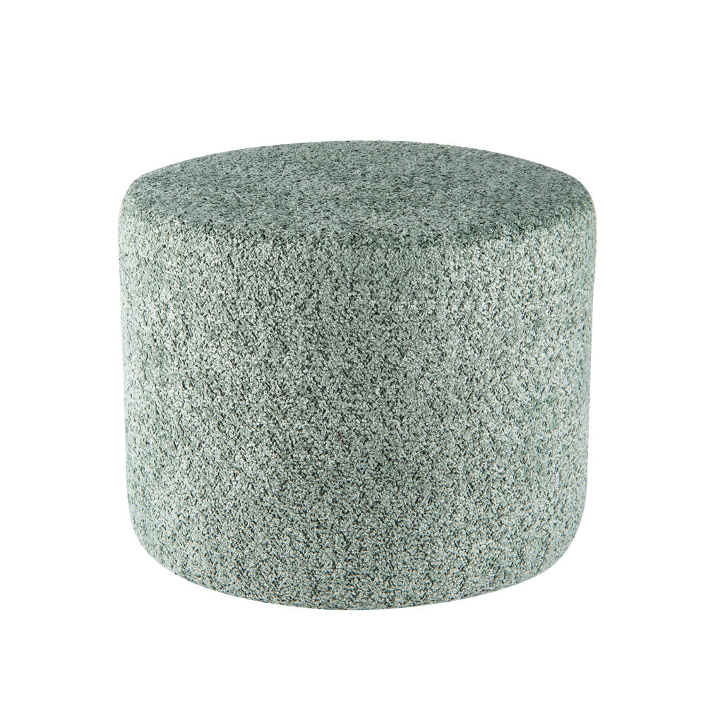 Pouf bouclettes bleu