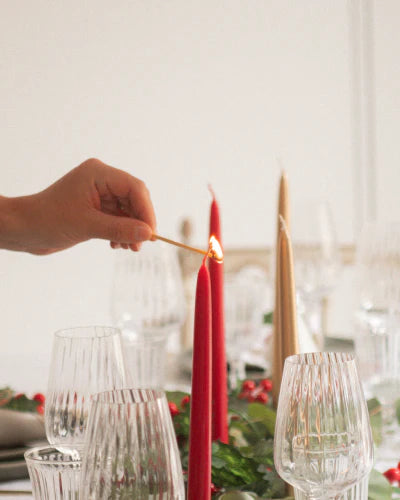 trio de Bougies flambeau argent