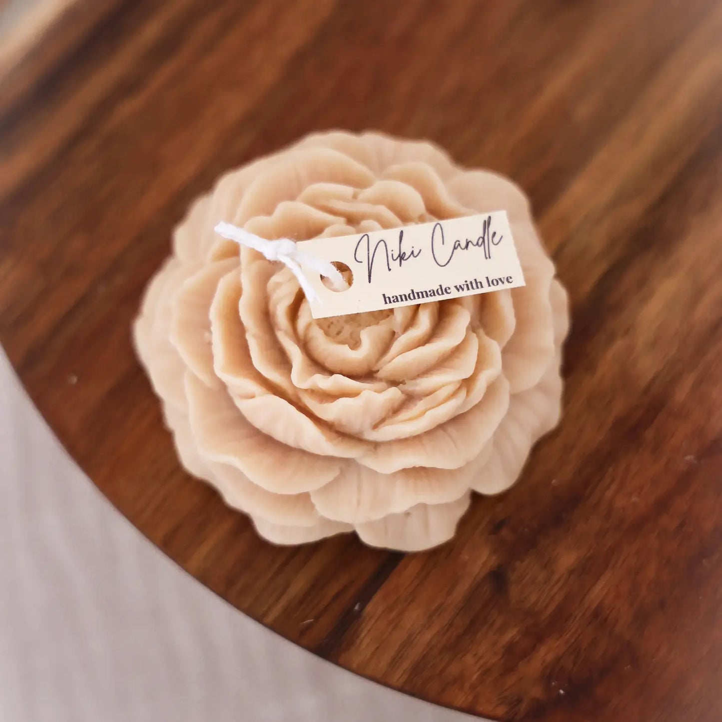 BOUGIE FORME PIVOINE