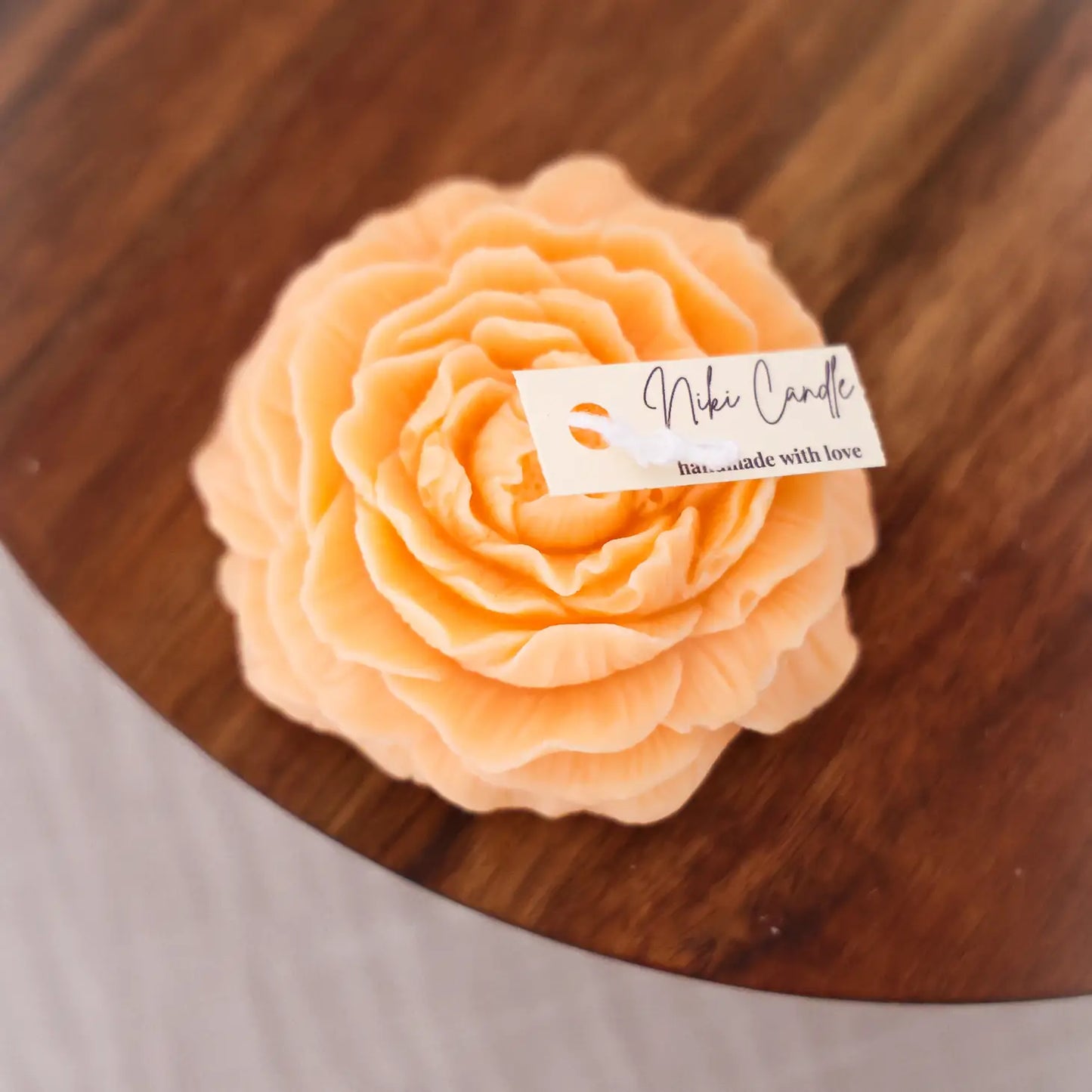 BOUGIE FORME PIVOINE