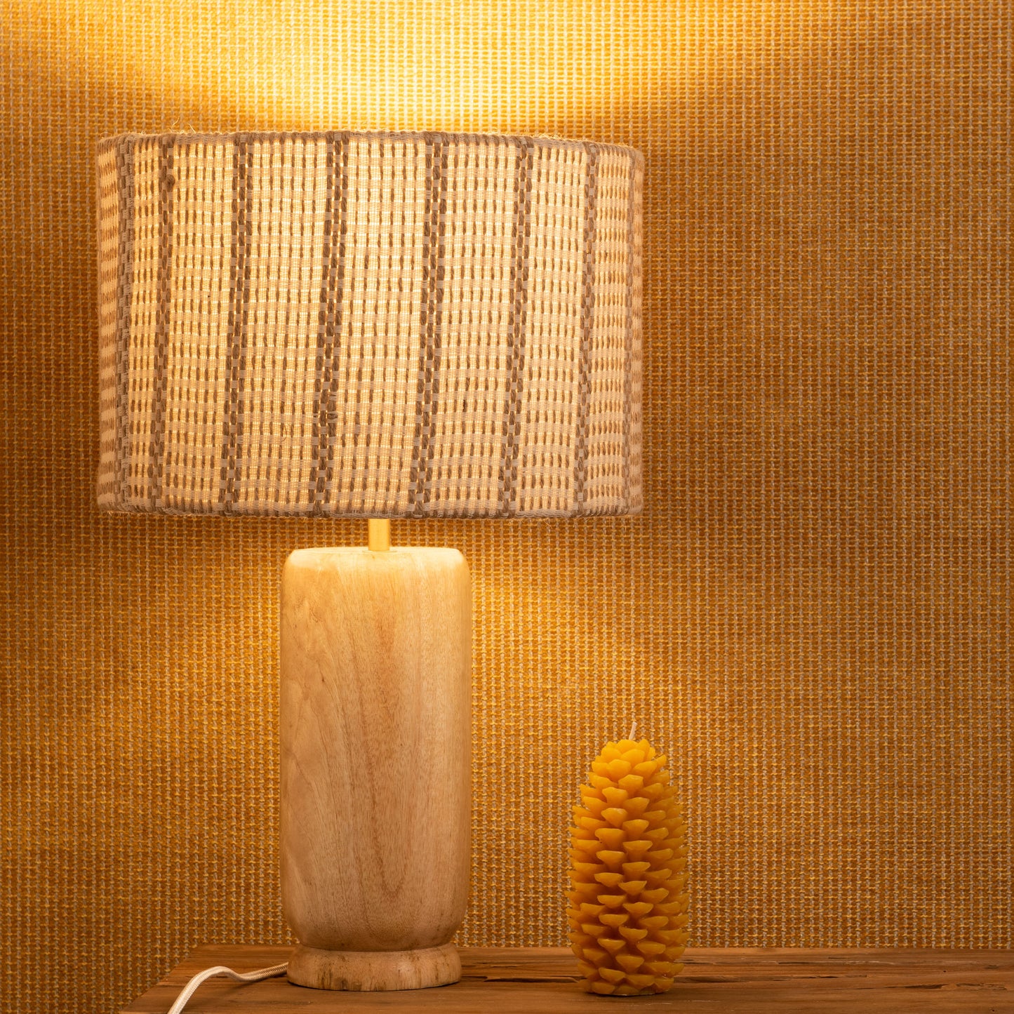 Lampe en bois