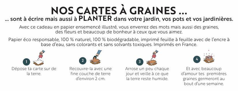 GS09 - Carte à planter papier ensemencé