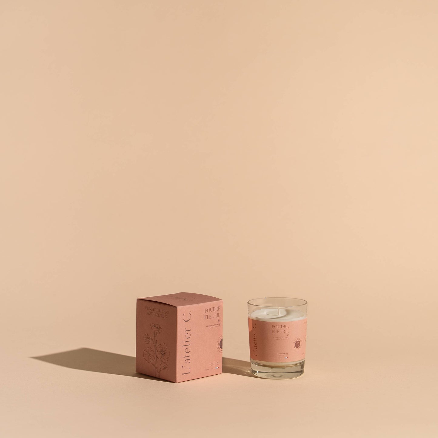 Bougies parfumées artisanales - cire végétale - 6x parfums
