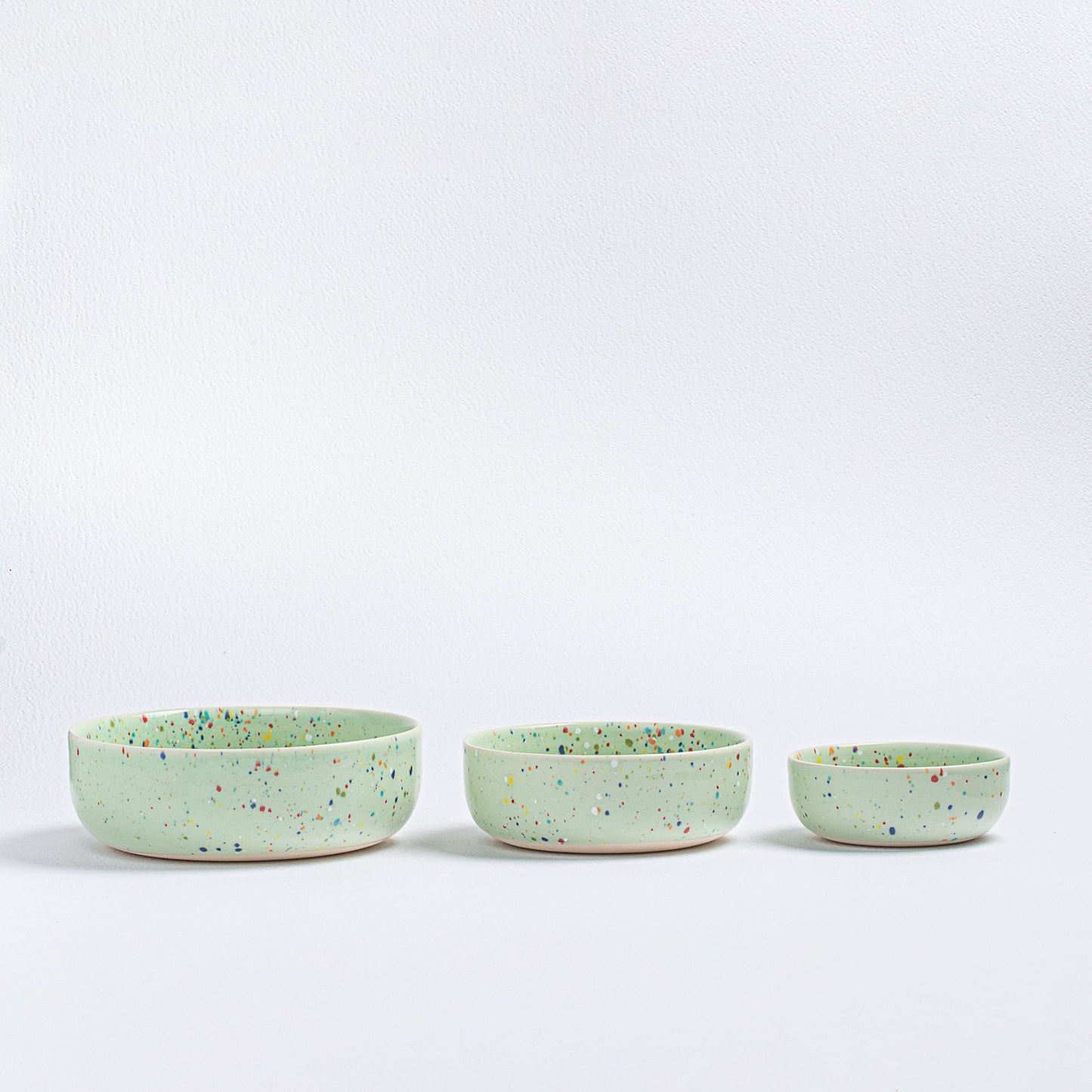 New Party Bowl Trilogy Set 3 pièces vert