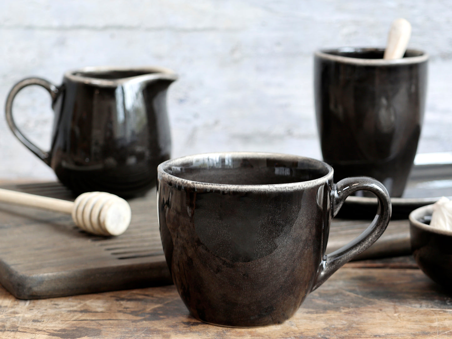 Tasse avec poignées Calais noir