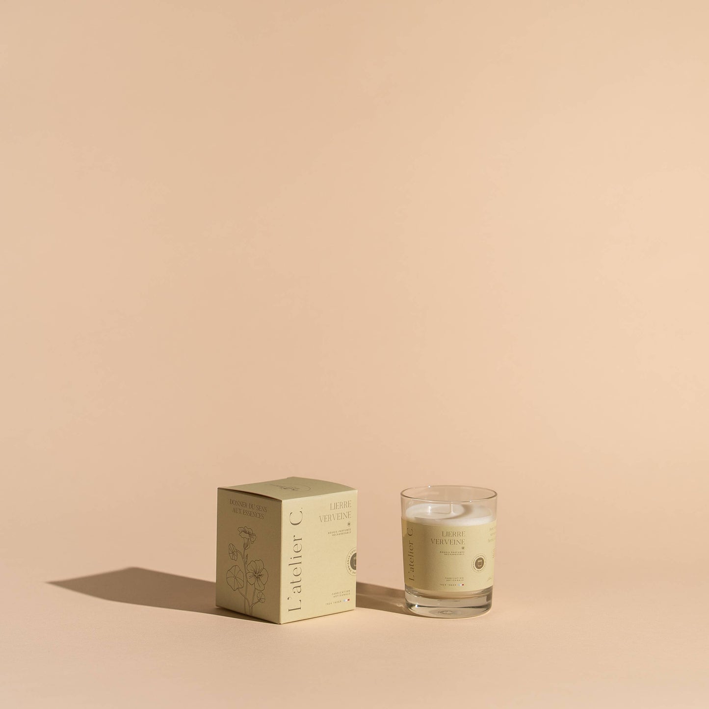 Bougies parfumées artisanales - cire végétale - 6x parfums