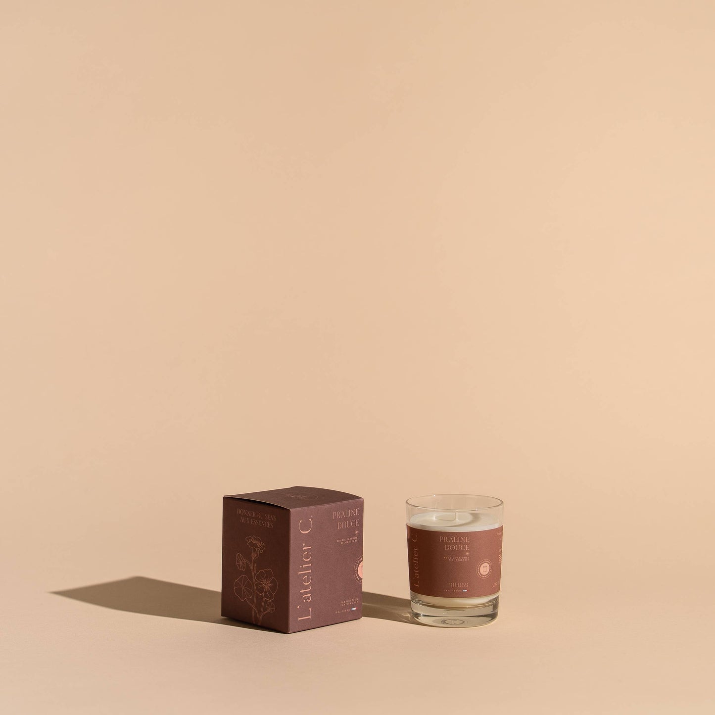Bougies parfumées artisanales - cire végétale - 6x parfums