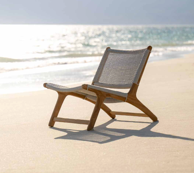 koozy lounge chair teak naturel