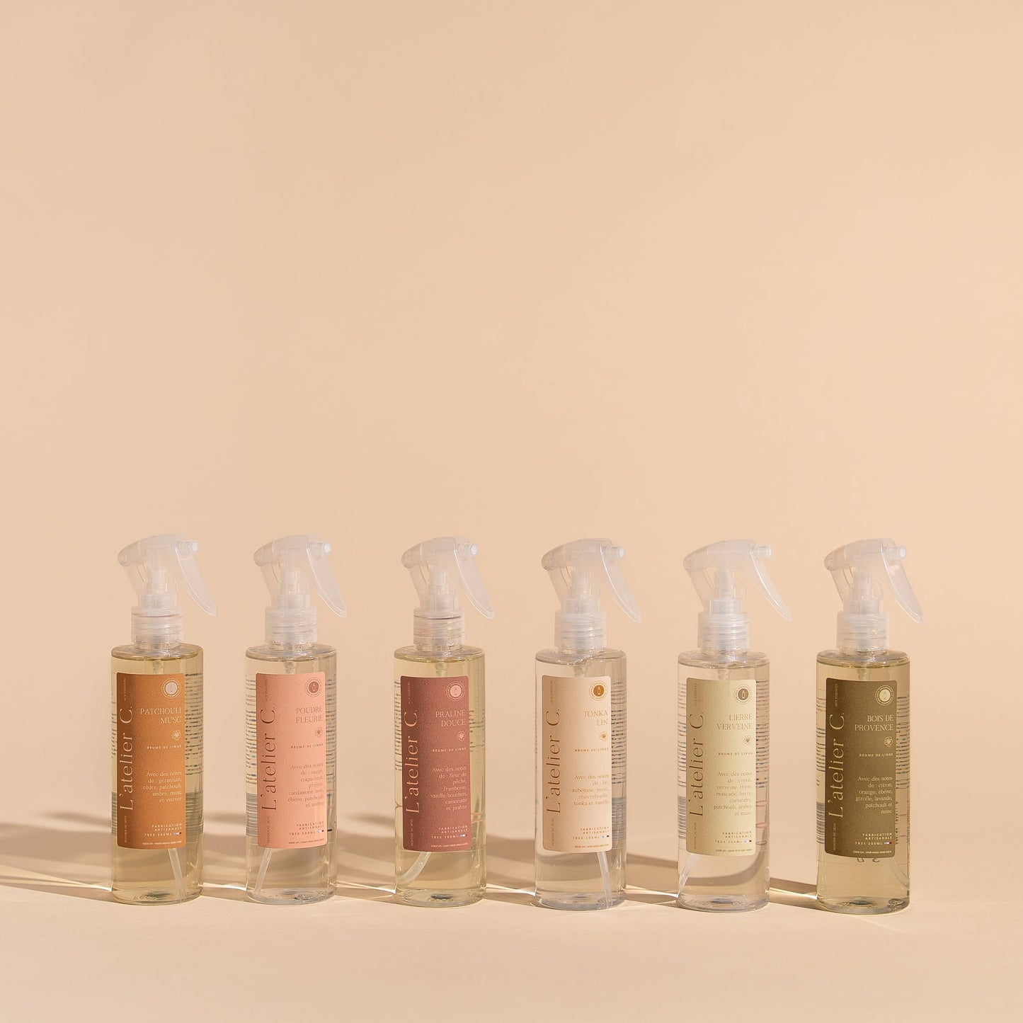 Brumes de linge - x6 parfums de Grasse