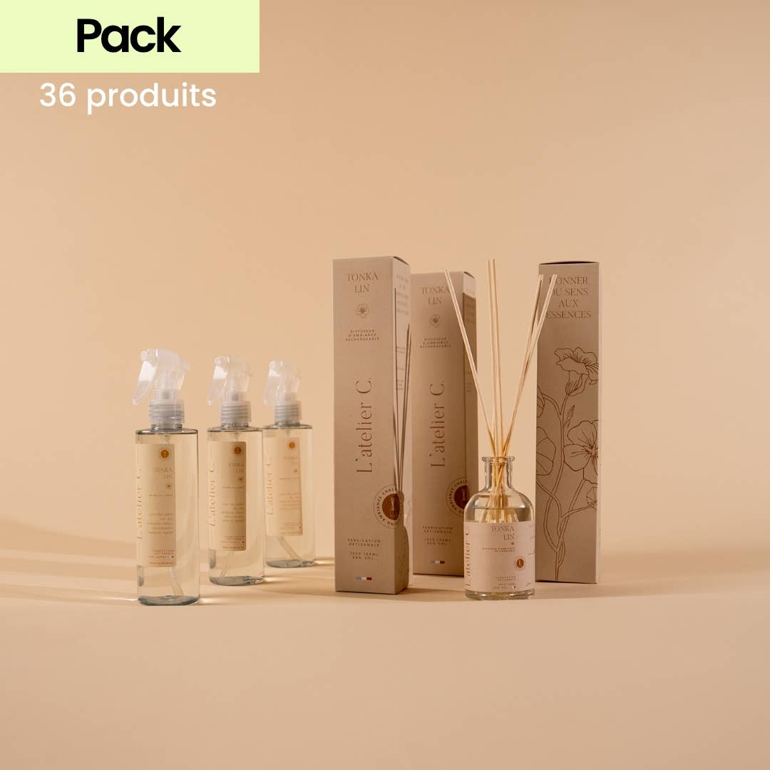 Pack parfums intérieur maison-Brumes de linge et diffuseurs