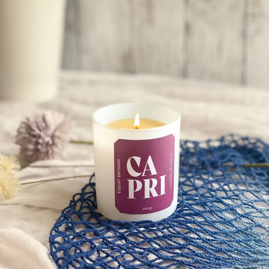 ☀️ Bougie Parfumée Capri - Violette & Néroli