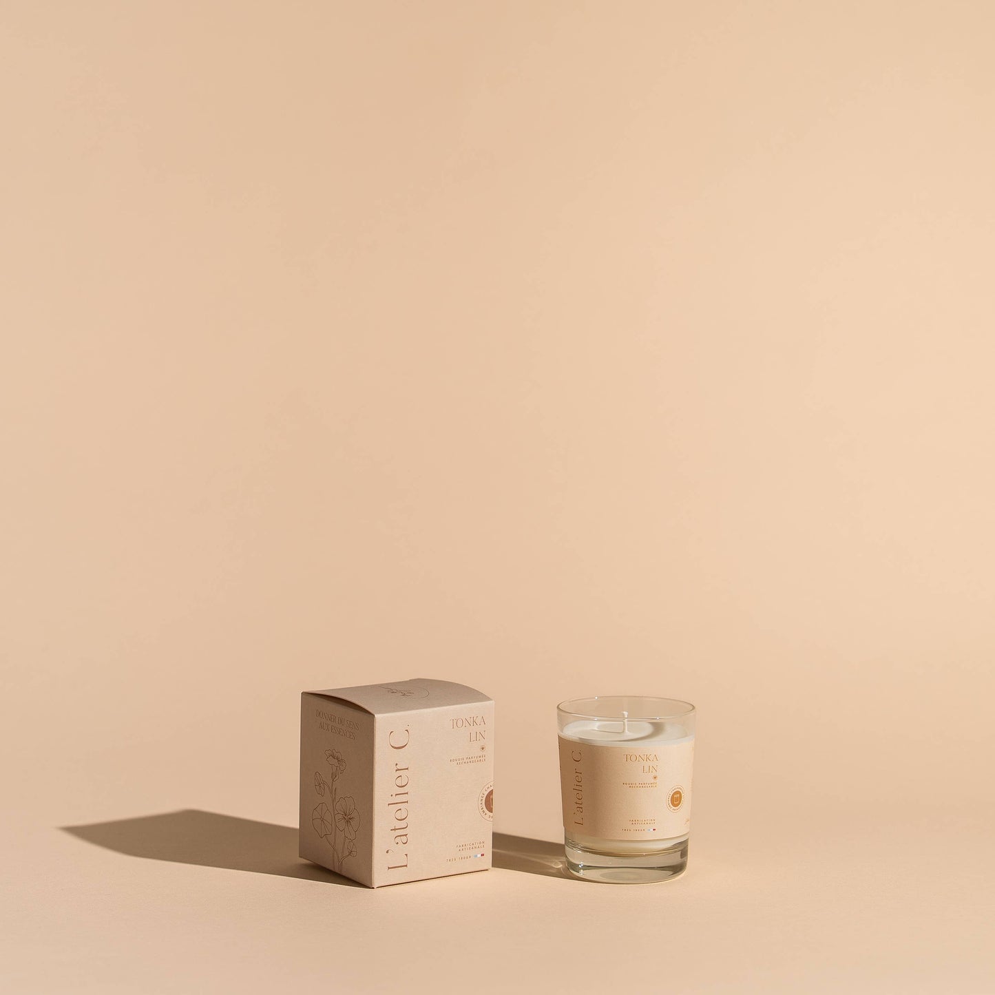 Bougies parfumées artisanales - cire végétale - 6x parfums