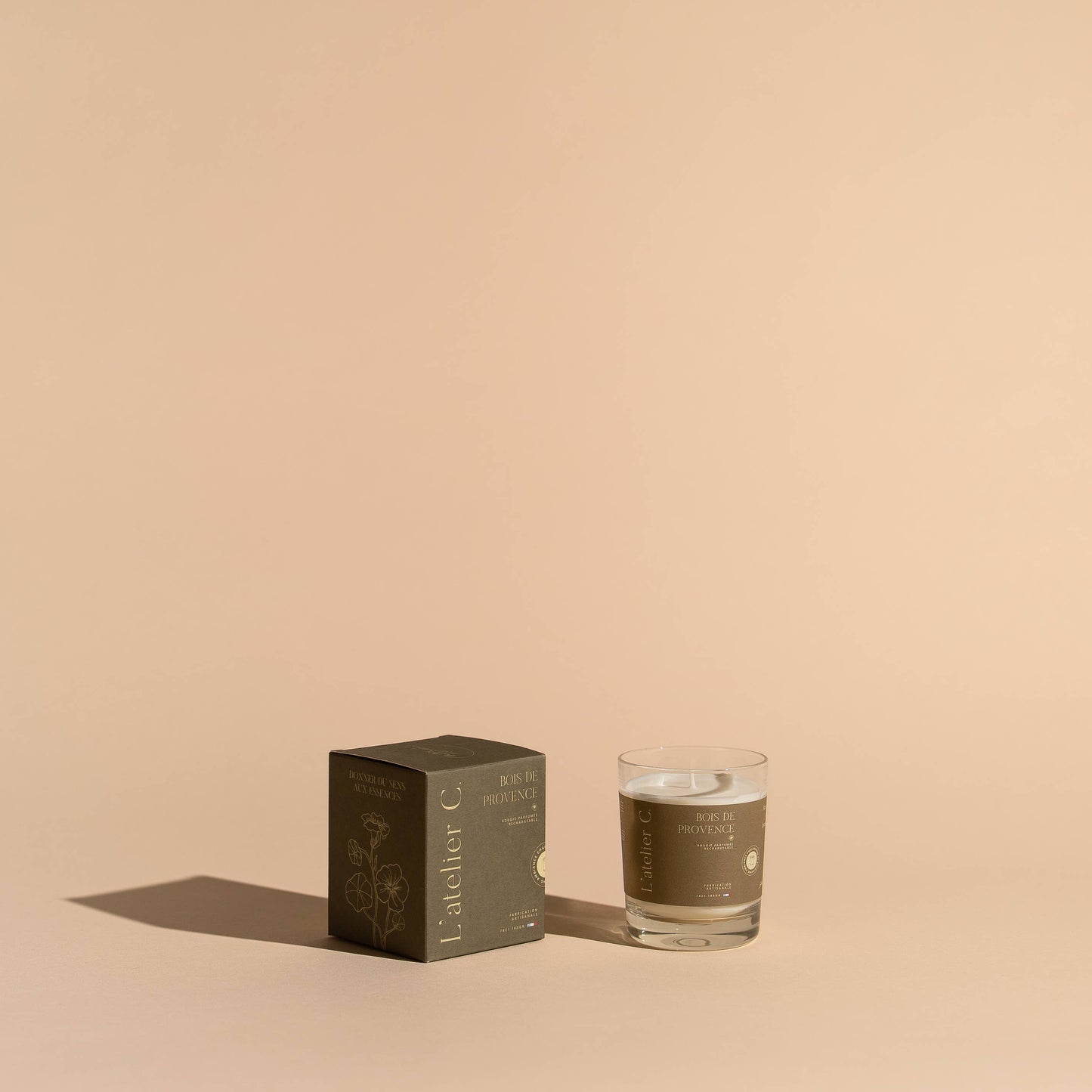 Bougies parfumées artisanales - cire végétale - 6x parfums