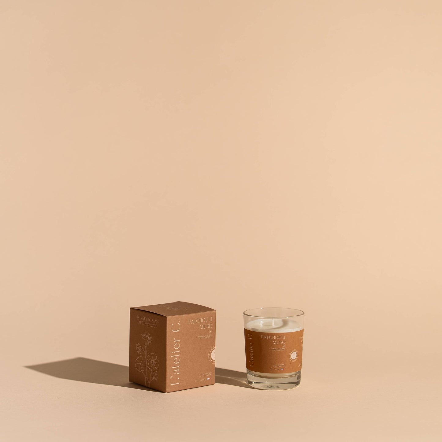 Bougies parfumées artisanales - cire végétale - 6x parfums
