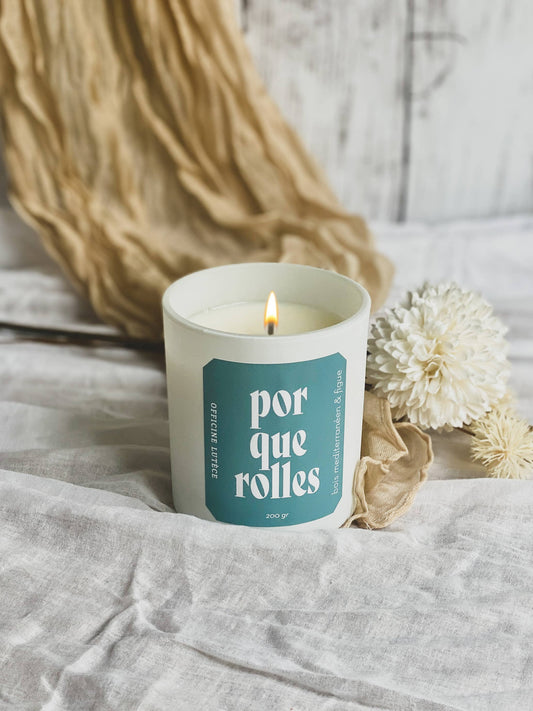 🏝 Bougie Porquerolles - Bois & Figue