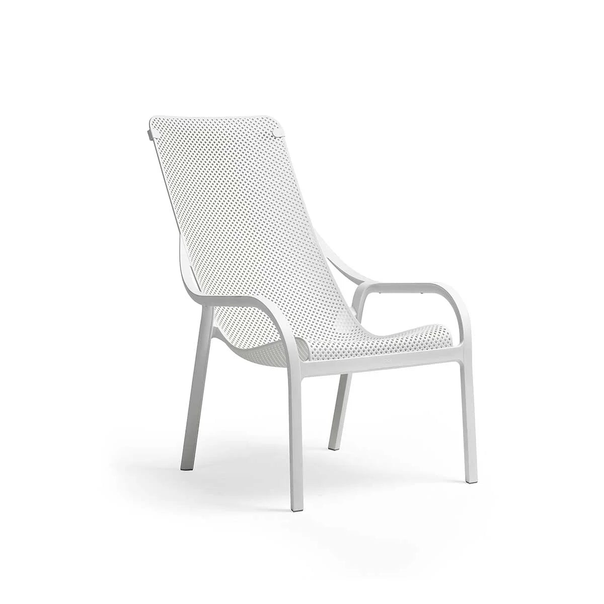Chaise Net lounge Bianco