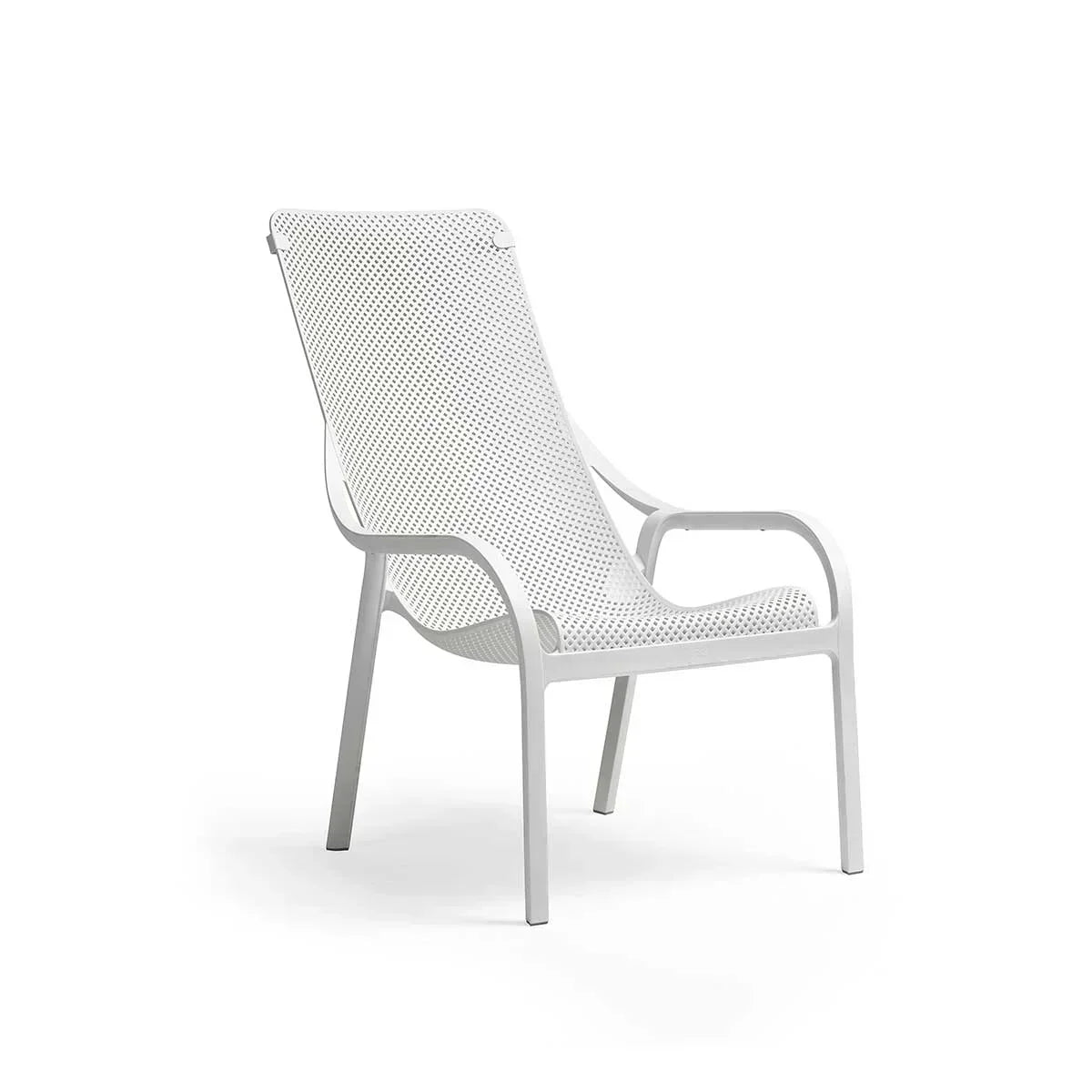 Chaise Net lounge Bianco