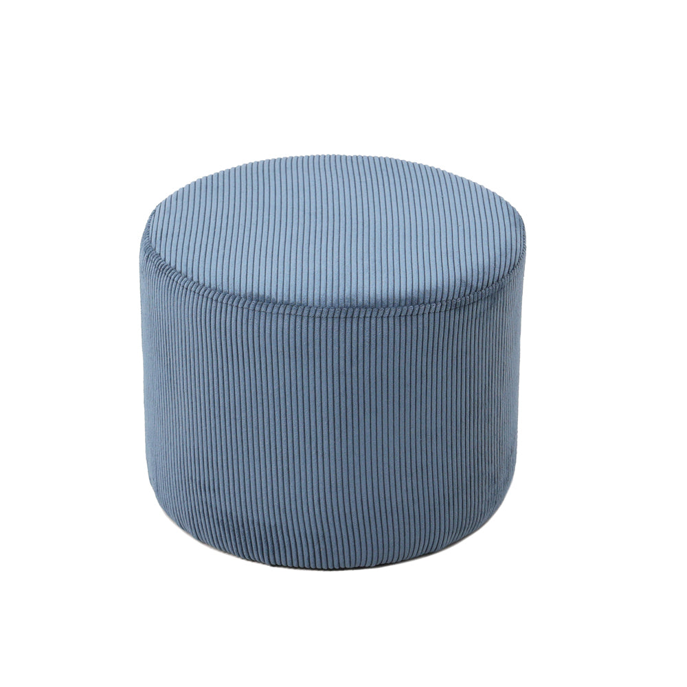 Poufs en velours Bleu