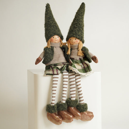 Poupée Verte à poser