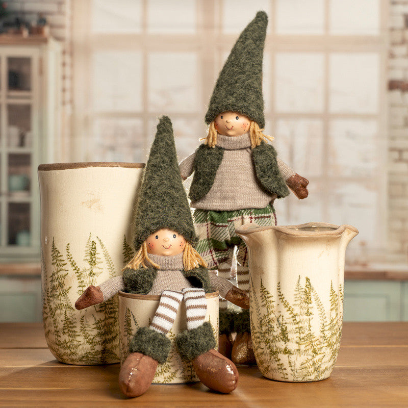 Poupée Verte à poser