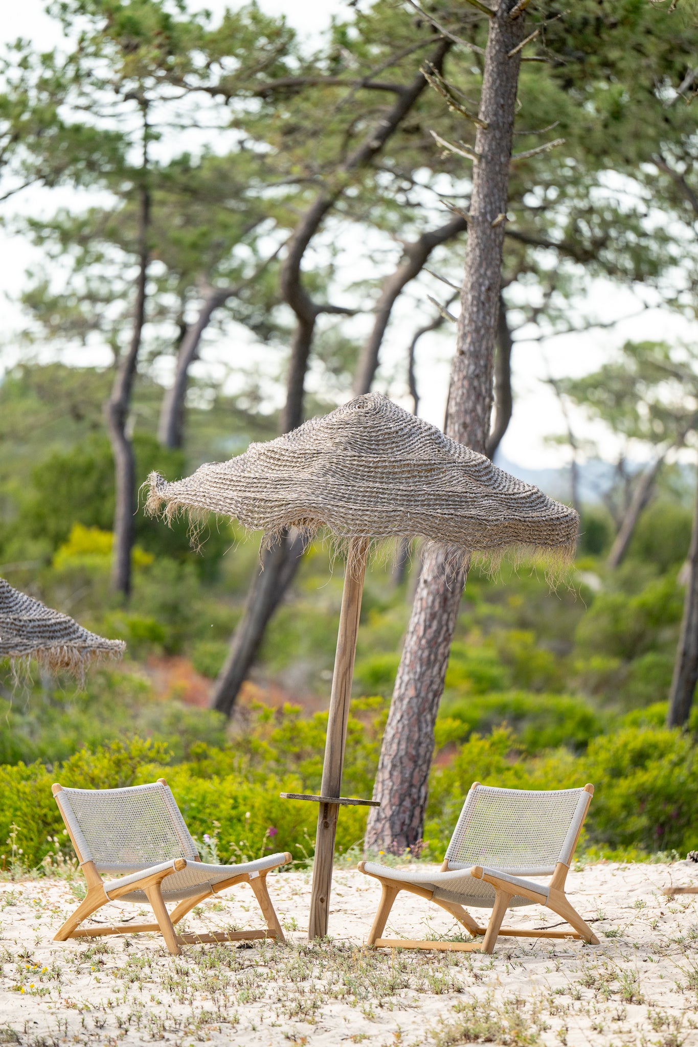 koozy lounge chair teak naturel