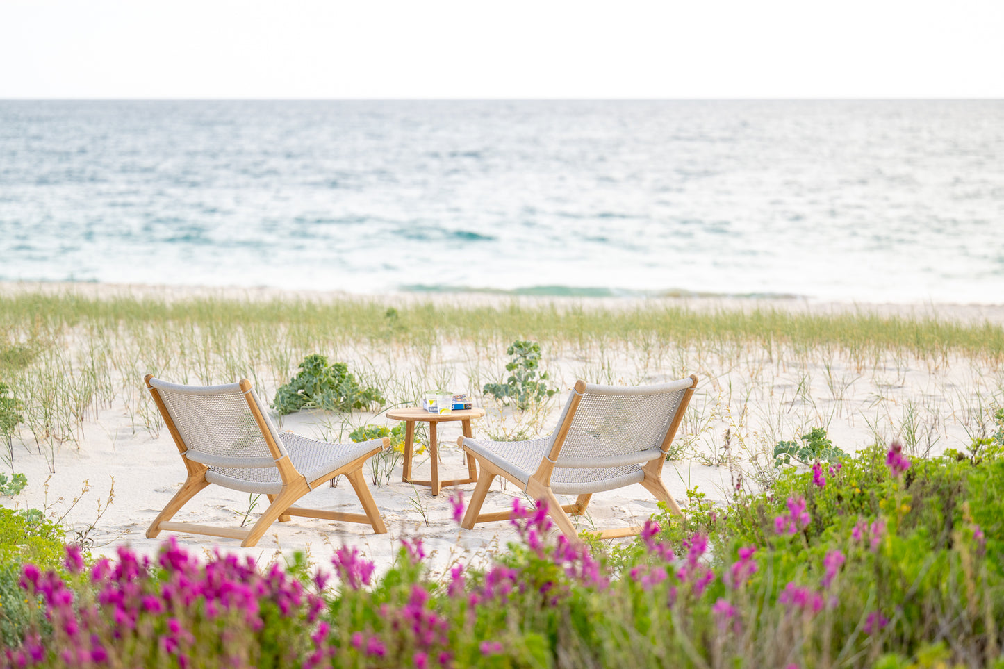 koozy lounge chair teak naturel